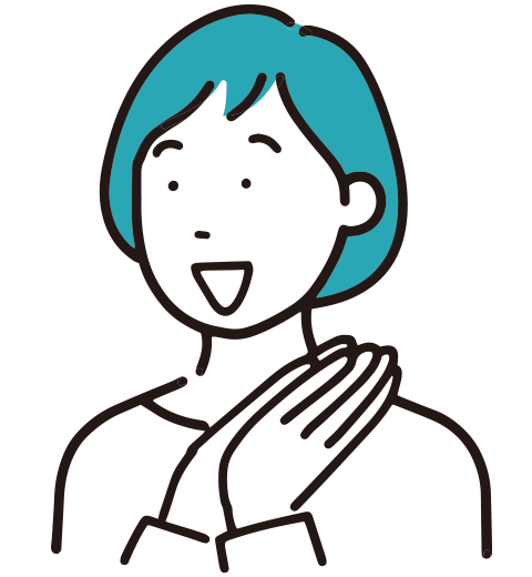 紹介を受けるお友達のイラスト