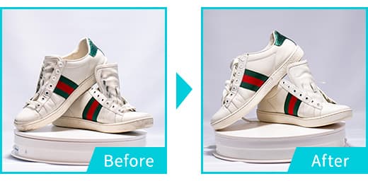 ハイブランドスニーカーのクリーニング実例7枚目