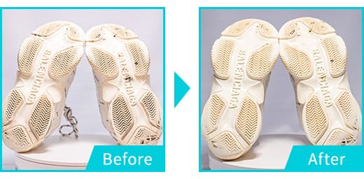 ハイブランドスニーカーのクリーニング実例3枚目