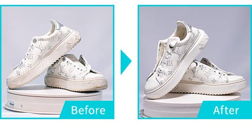 ハイブランドスニーカーのクリーニング実例13枚目