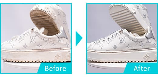 ハイブランドスニーカーのクリーニング実例14枚目