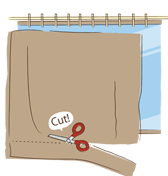 紙代替カーテン