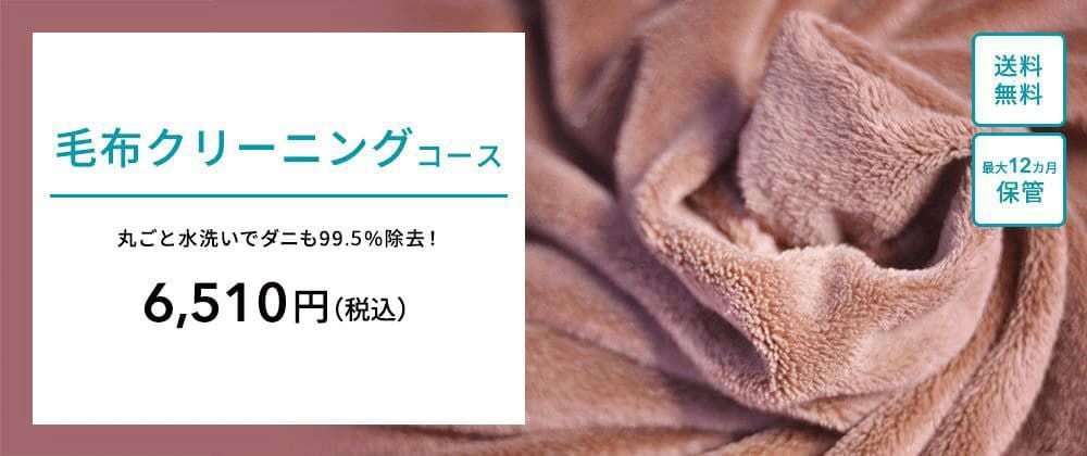毛布クリーニング(12ヶ月無料保管付)の外観